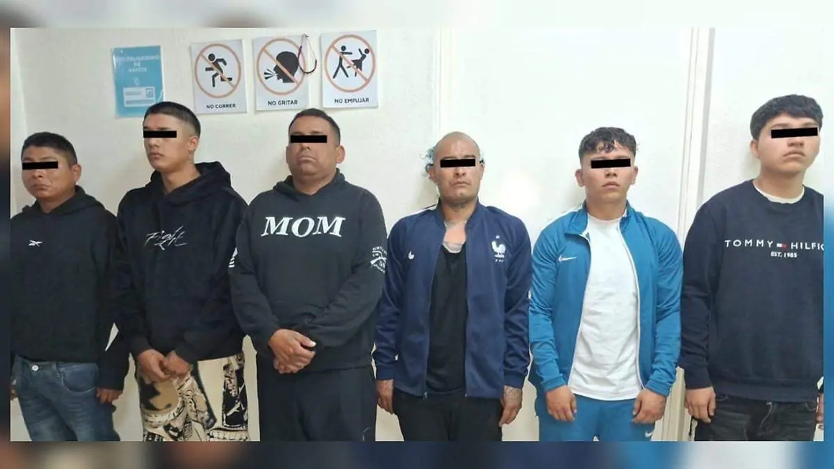 Detenidos por extorsion ecatepec CORTESIA