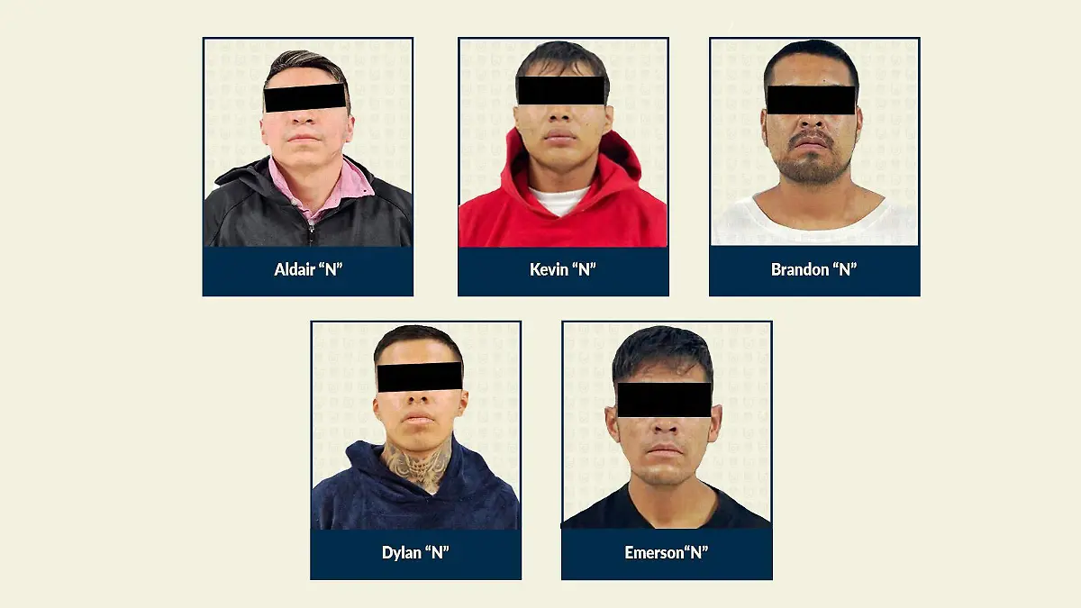 detenidos secuestro expres FISCALIA