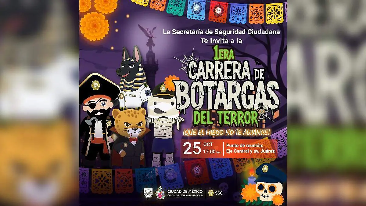 carrera botargas de terror