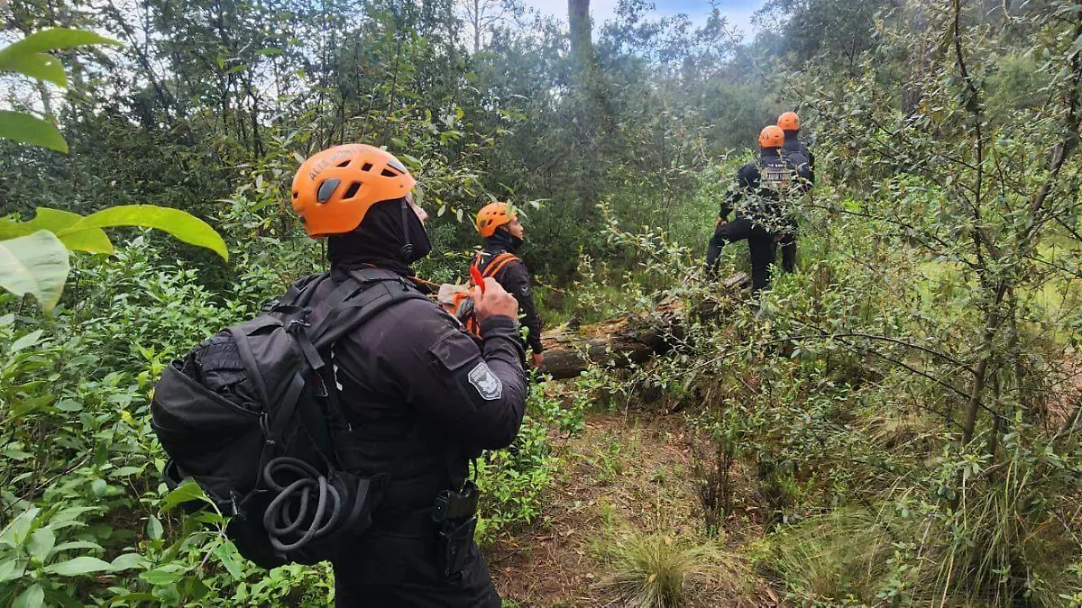 rescate texcoco  Secretaría de Seguridad del Estado de México