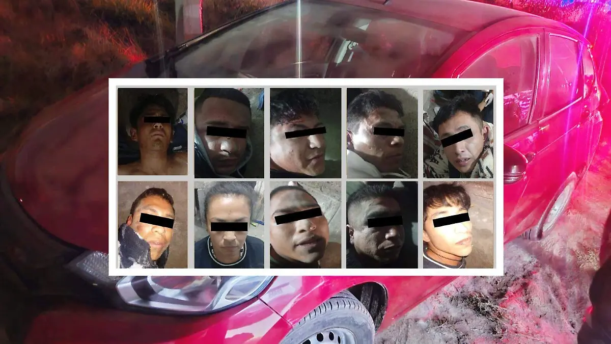detenidos roba autos edomex FISCALIA
