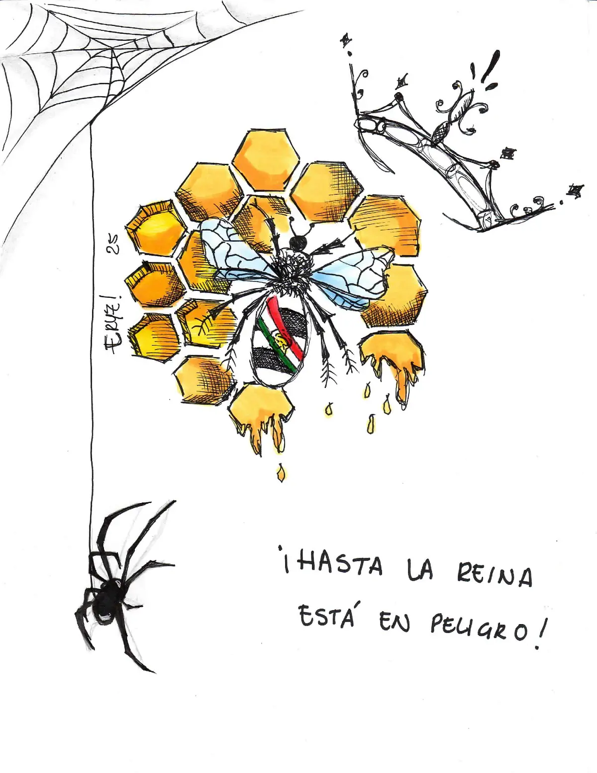 Hasta la Reina está en Peligro