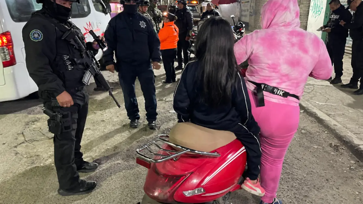 Implementan operativo contra robo de motos en Ecatepec