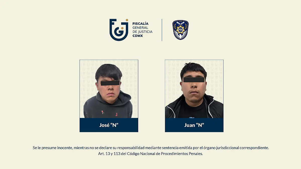 detenidos extorsión fiscalia cdmx