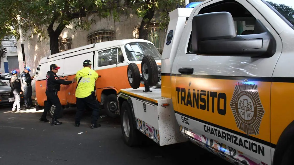chatarra vialidades Cortesía alcaldía Benito Juárez