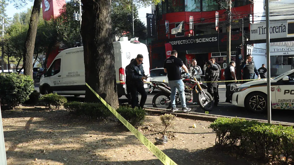 Accidente de moto en Coyoacán  (1)