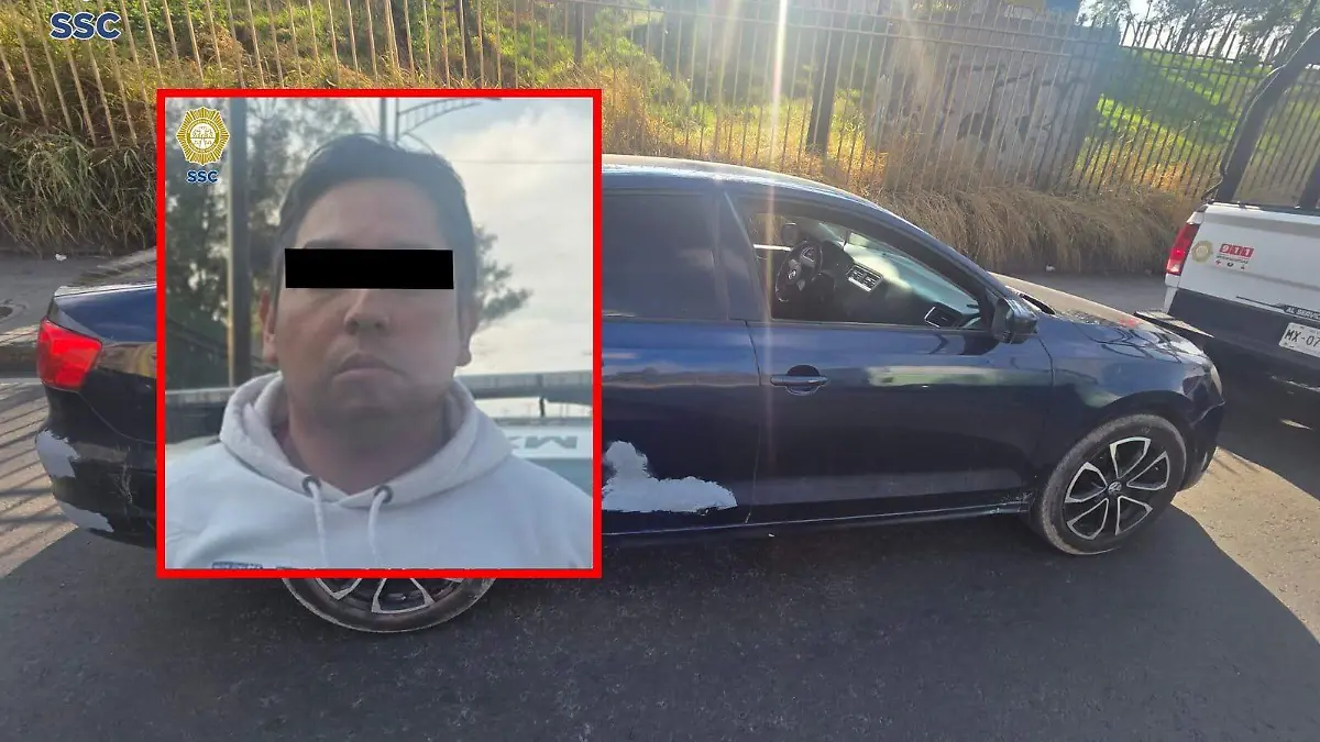 detenido auto iztapalapa SSC