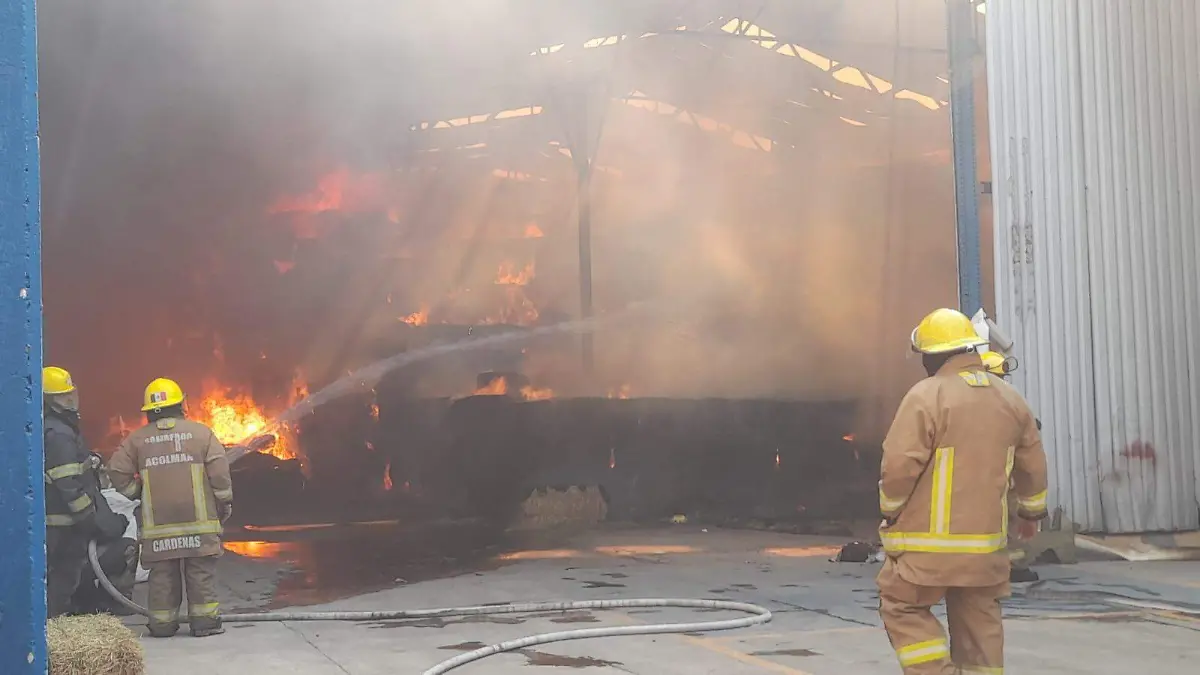 incendio acolman GOBIERNO