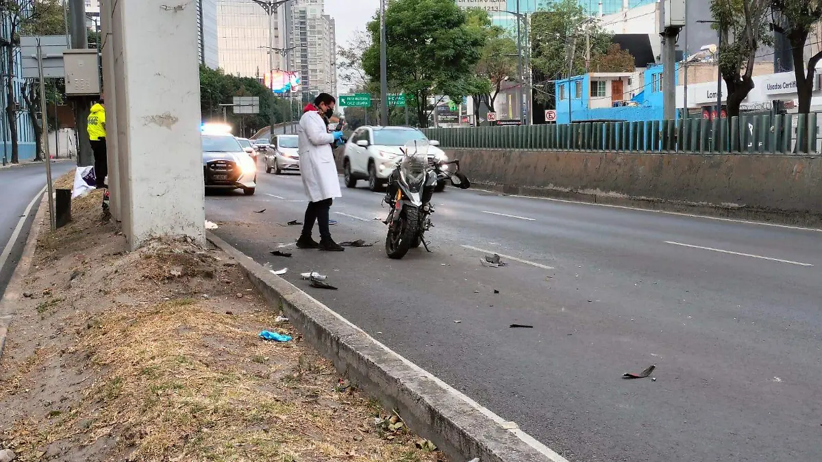 Moto muerto en San Joaquín  (1)