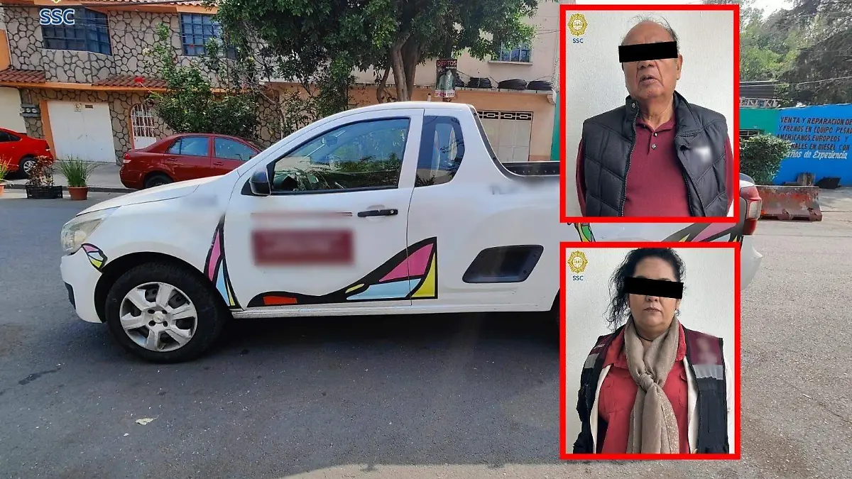 detenidos tlalpan extorsion SSC