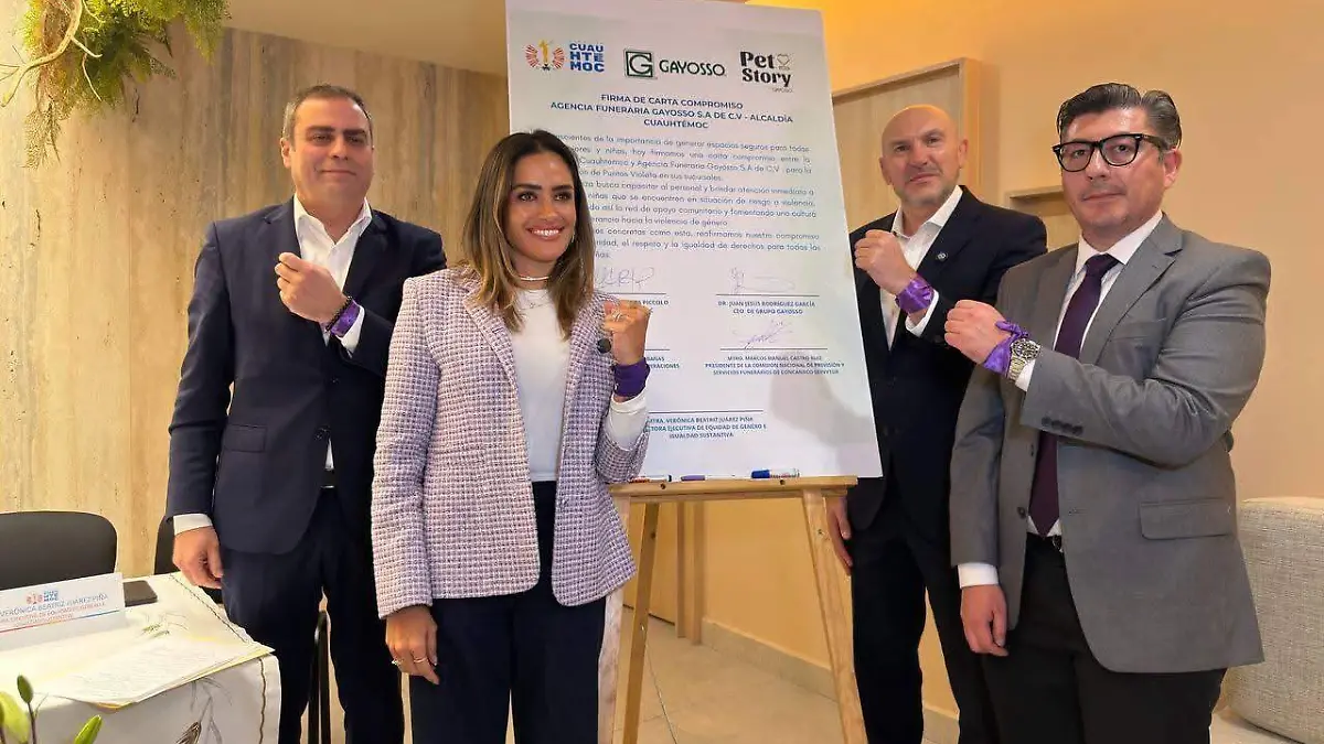 punto violeta gayosso CORTESIA