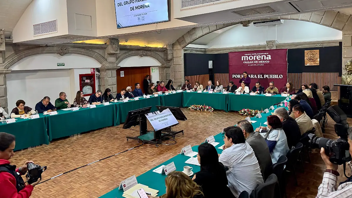 bancada de Morena en el Congreso