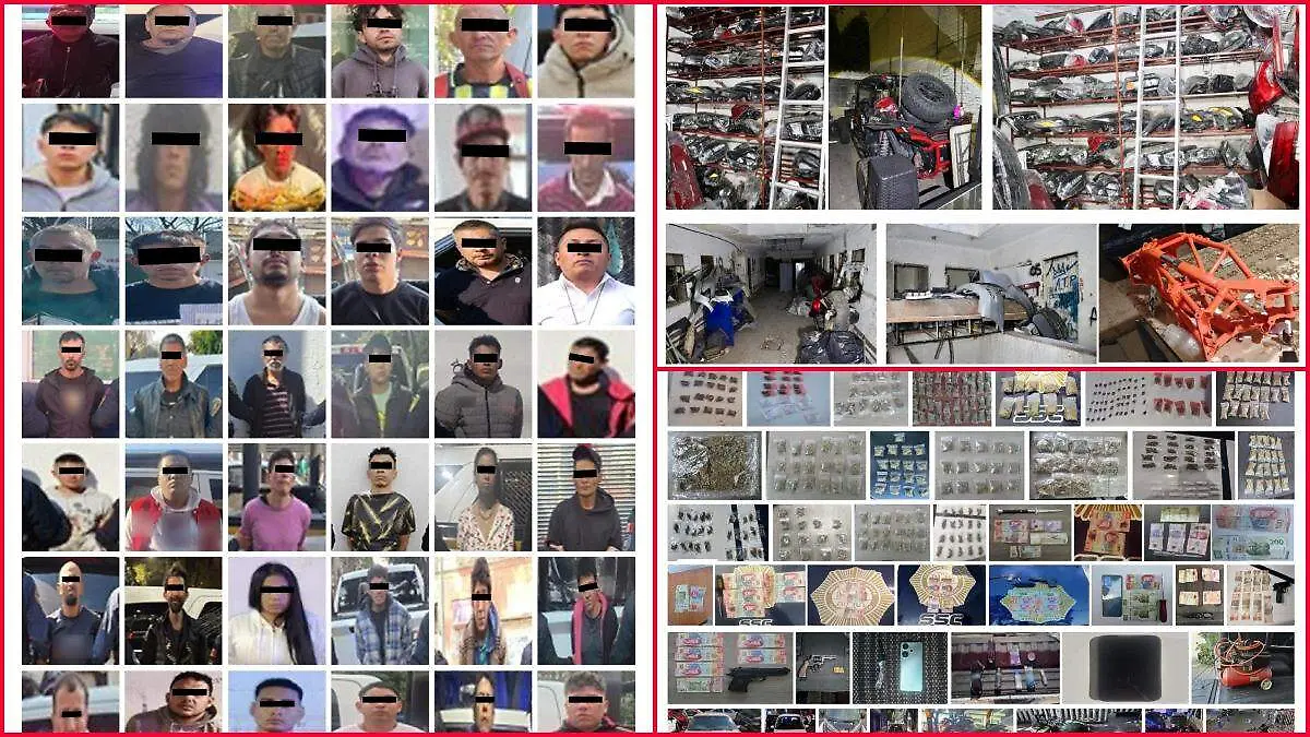 detenidos miguel hidalgo cuauhtemoc SSC