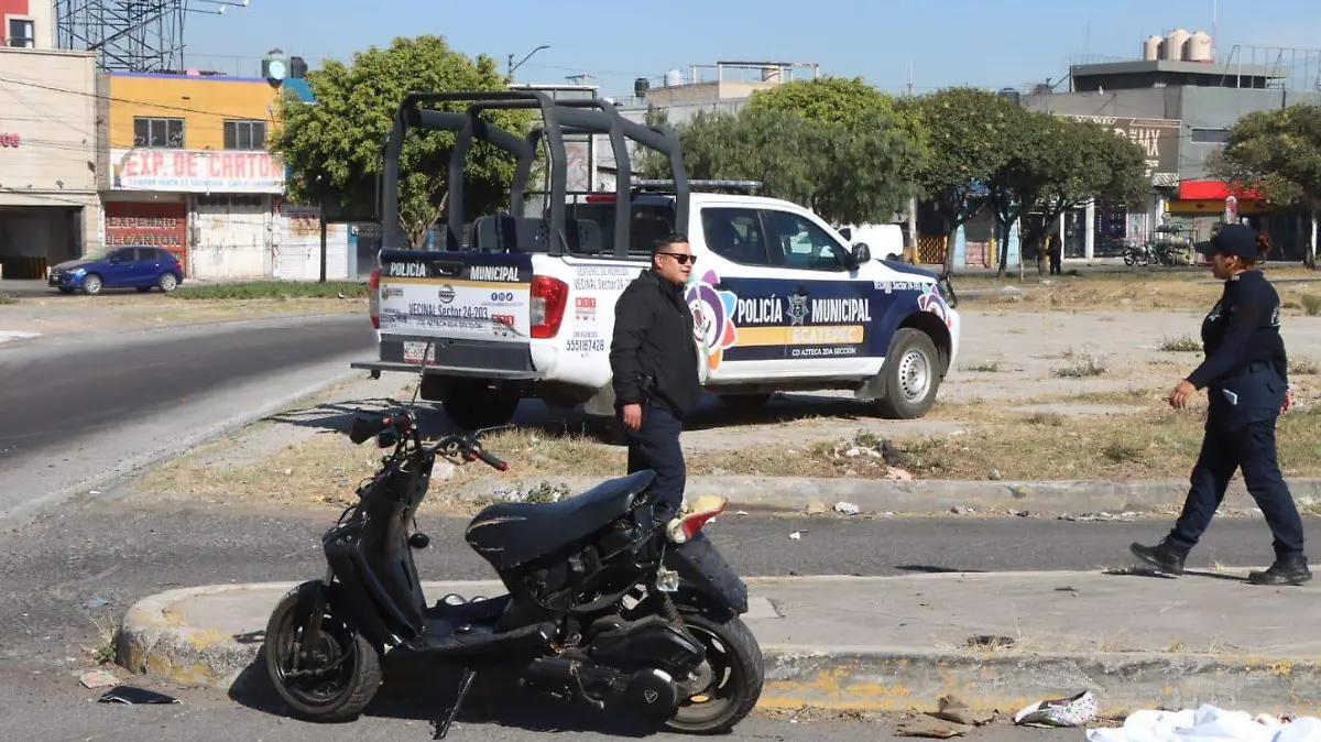 ecatepec motociclistA LUIS BARRERA