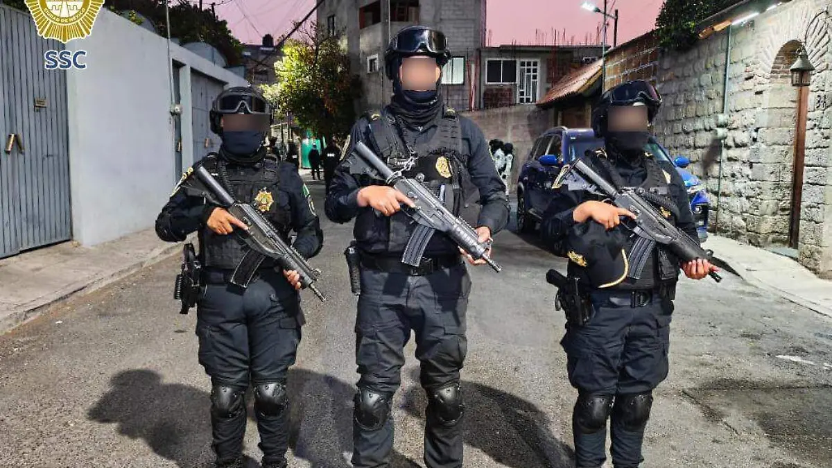 cateo iztapalapa cinco detenidos SSC