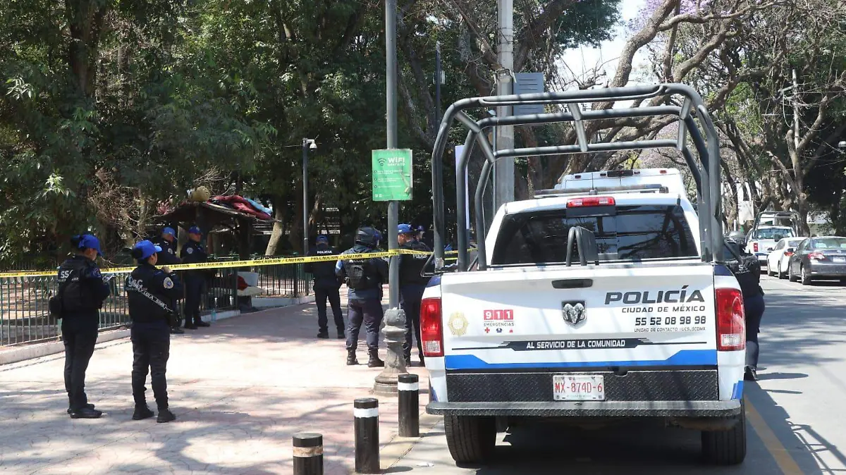 parque mexico persona sin vida LUIS BARERRA
