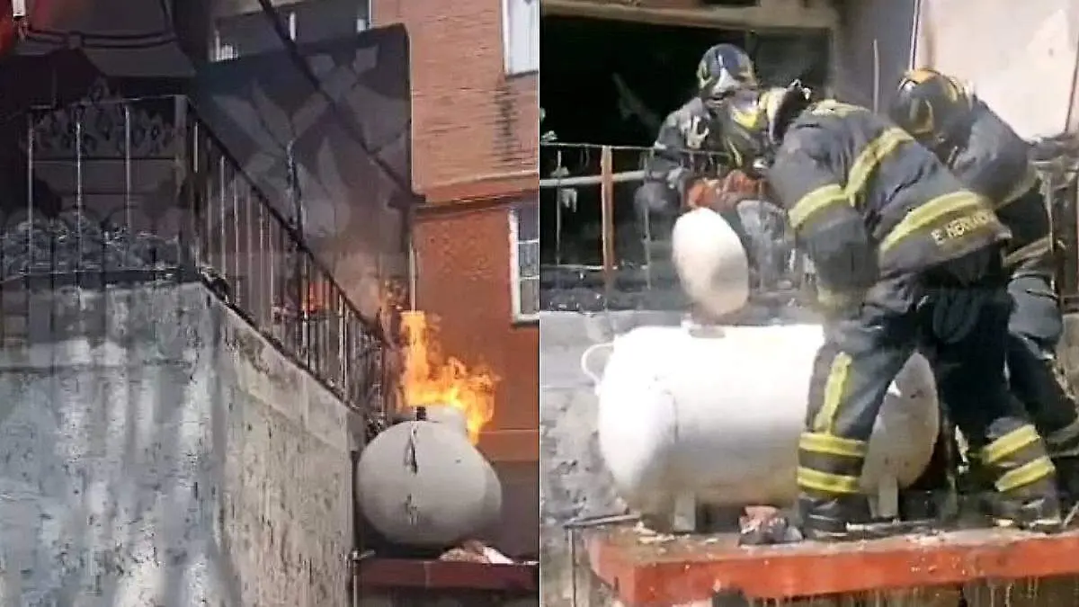 incendio pipa álvaro obregon BOMBEROS