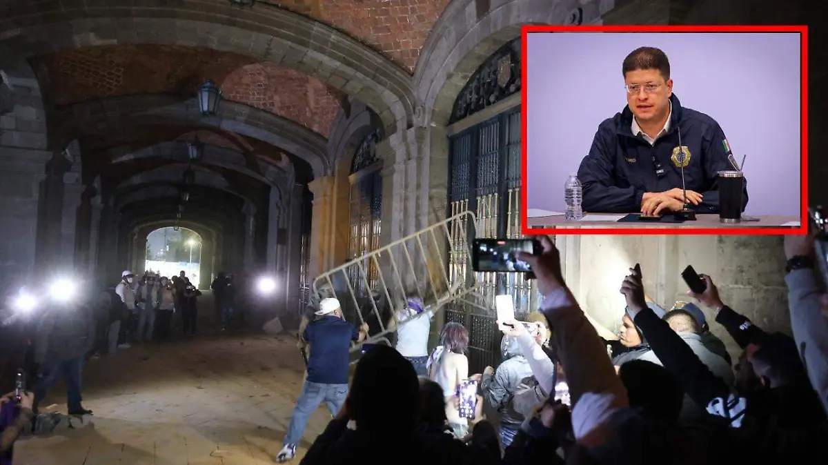 edificio gobierno cdmx marcha 8M JOSE MELTON aurelio sanchez