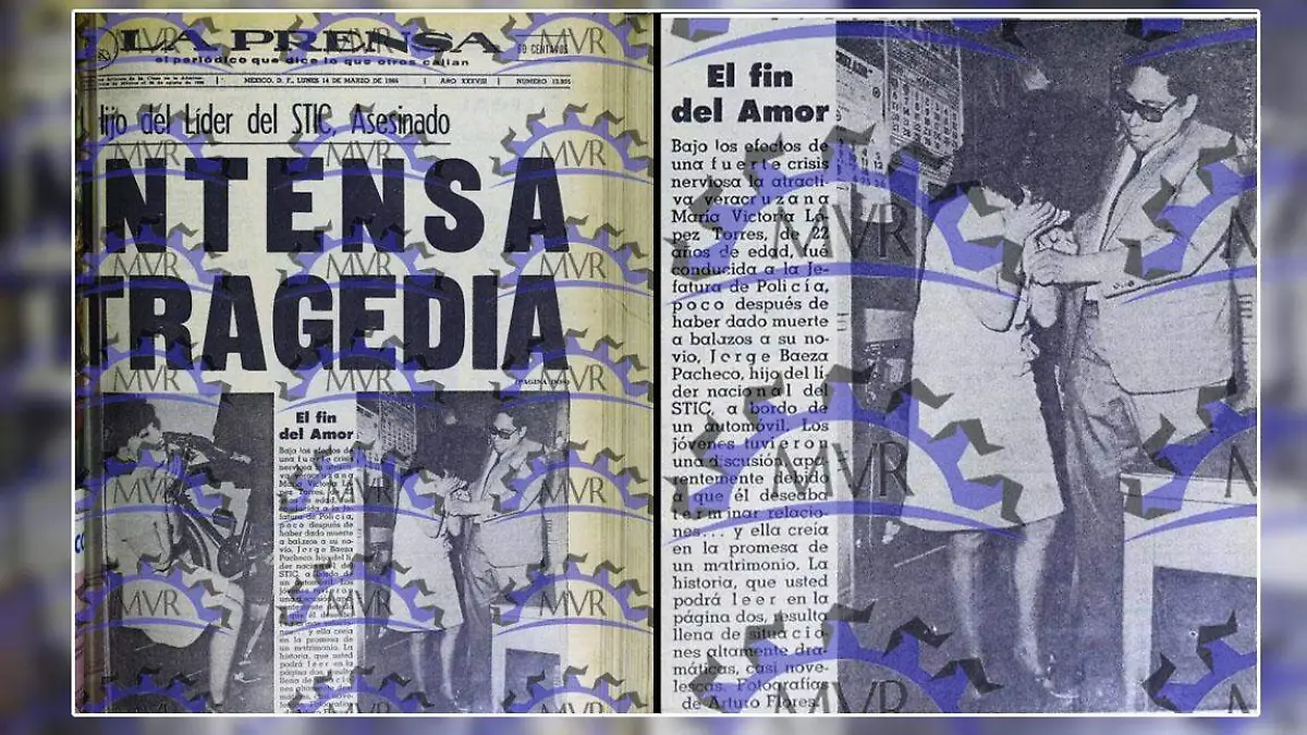 Jorge Baeza y María Victoria, el idilio que nació en la Condesa y murió a balazos en el Centro Histórico