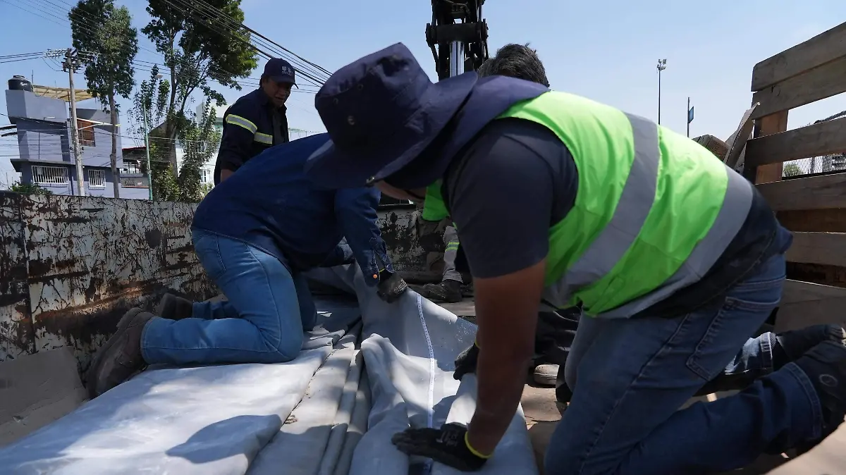 Rehabilitación de drenaje Cto. Azteca 2