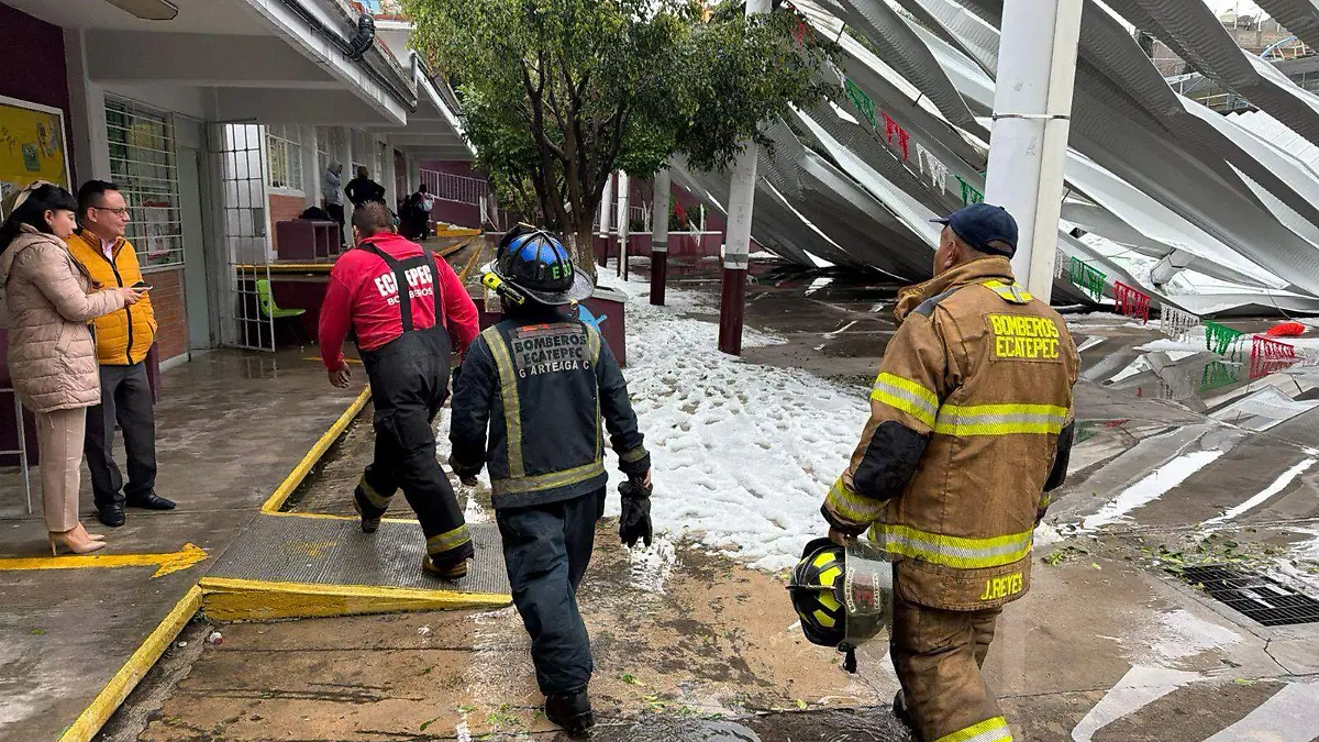 lluvia edomex Protección Civil de Ecatepec
