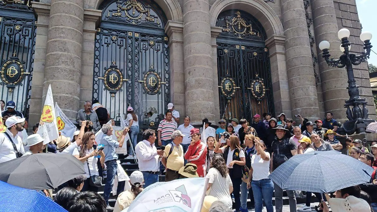 protesta congreso ARTURO R PANSZA