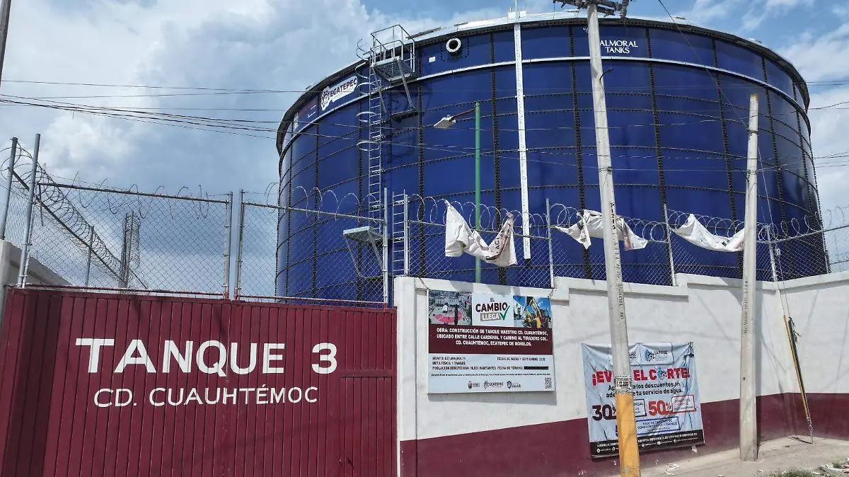tanque agua organismo de agua de Ecatepec.2 