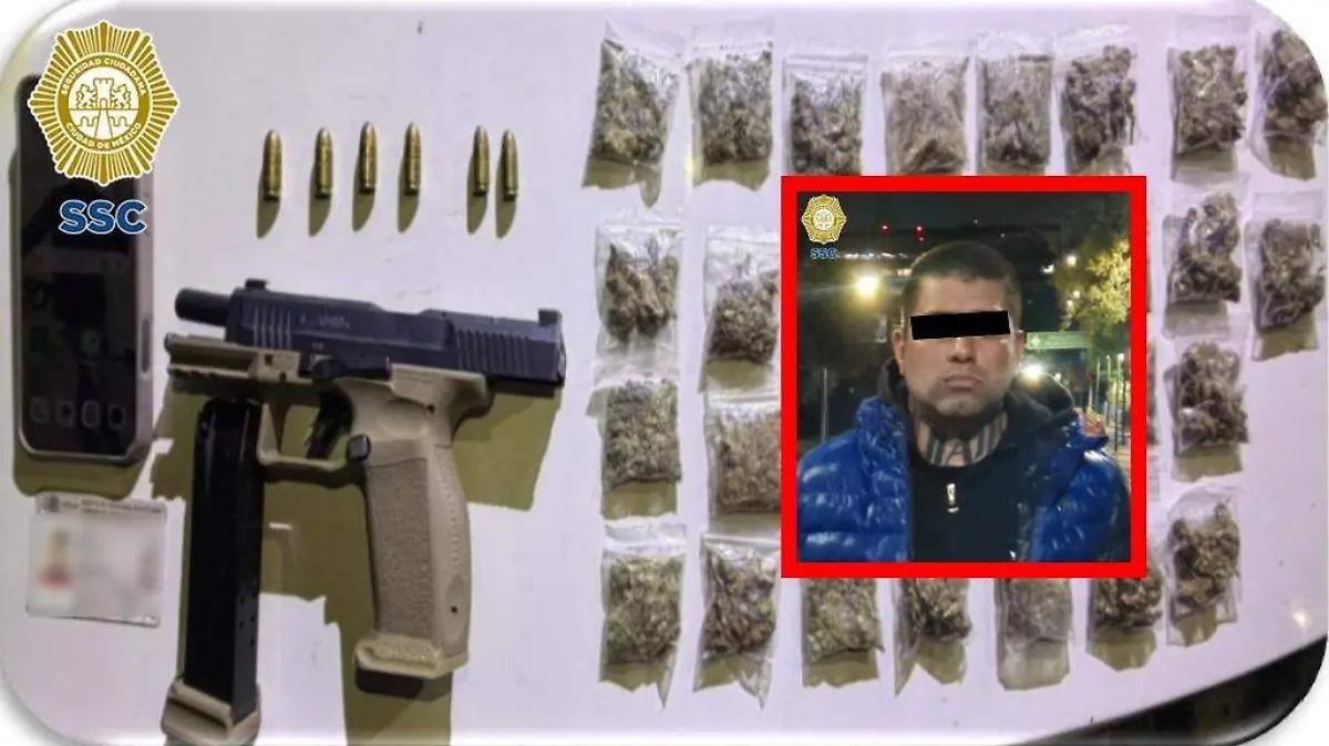 detenido balacera tlalpan SSC