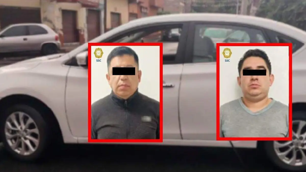 detenidos robo de auto copilco SSC