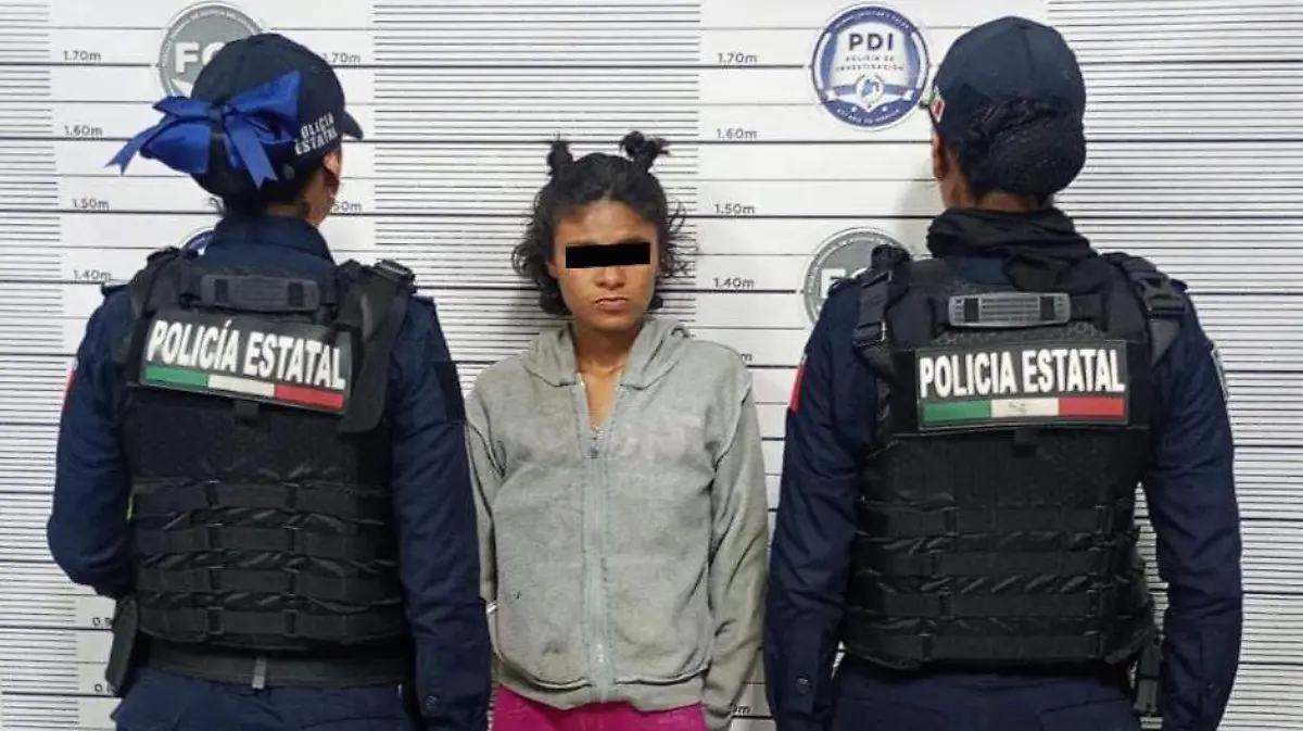 mujer detenida naucalpan FISCALIA EDOMEX