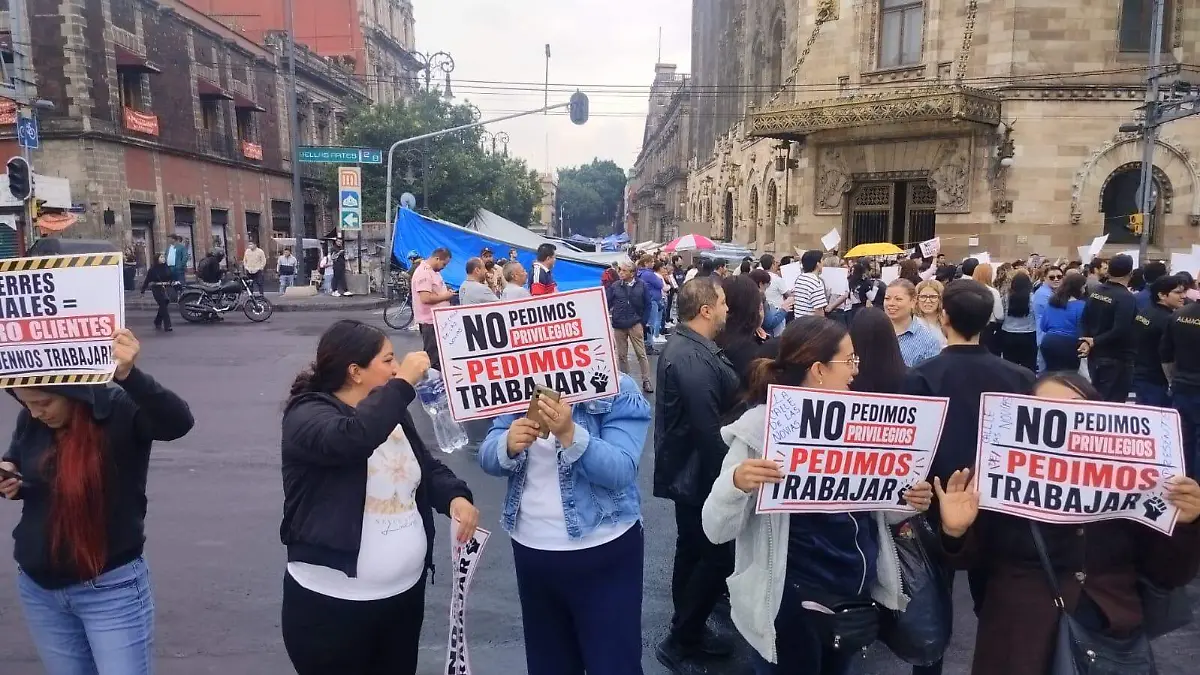 Protesta Centro Histórico
