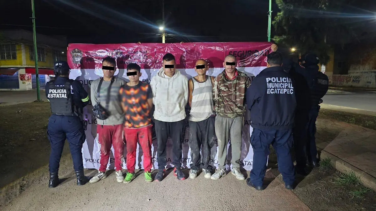 detenidos ecatepec cables FISCALIA