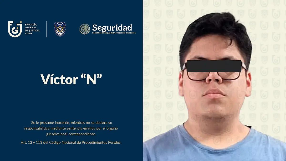 Víctor N FGJCDMX detenido