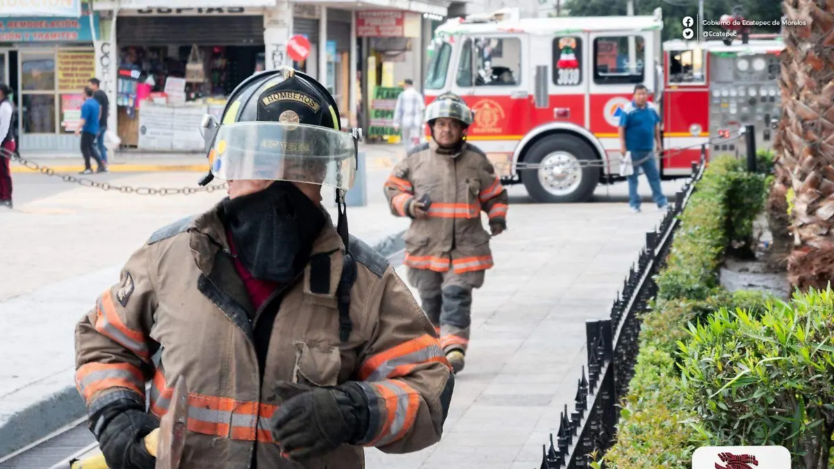 fuga de gas ecatepec BOMBEROS