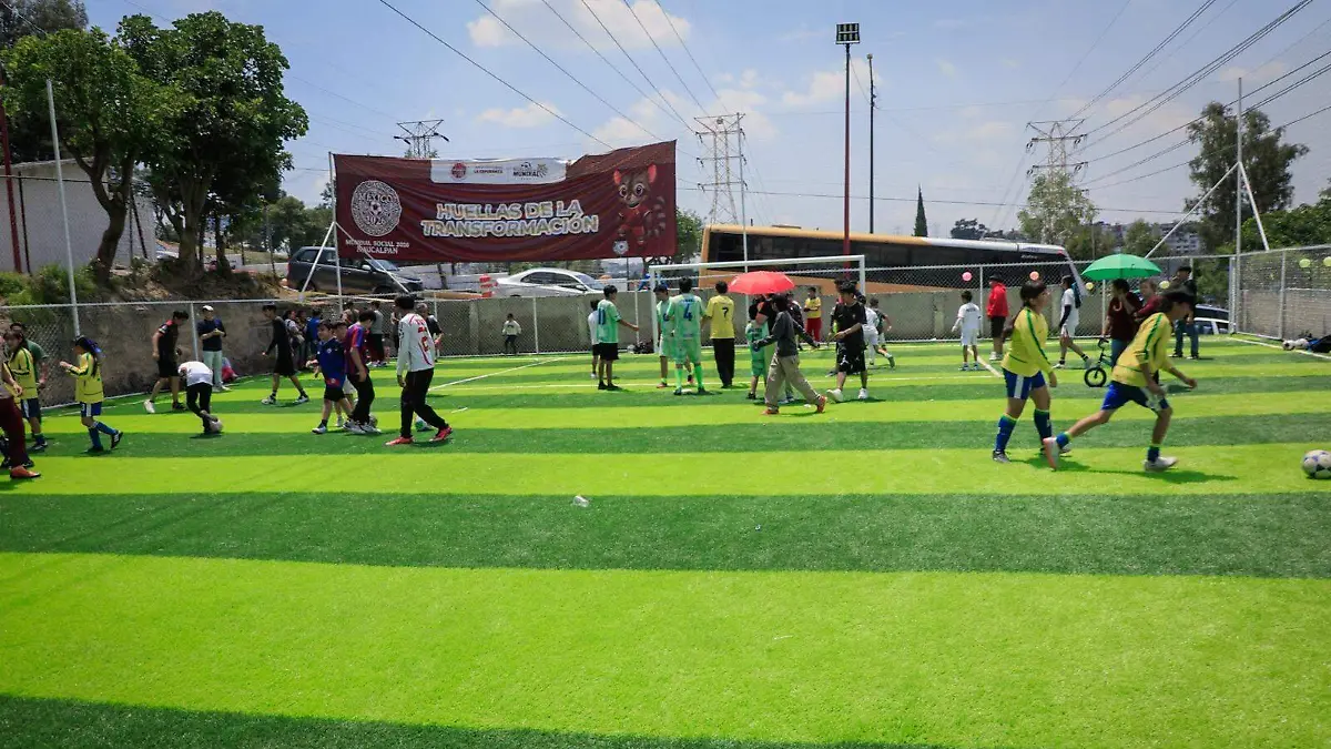 cancha naucalpan gobierno de Naucalpan
