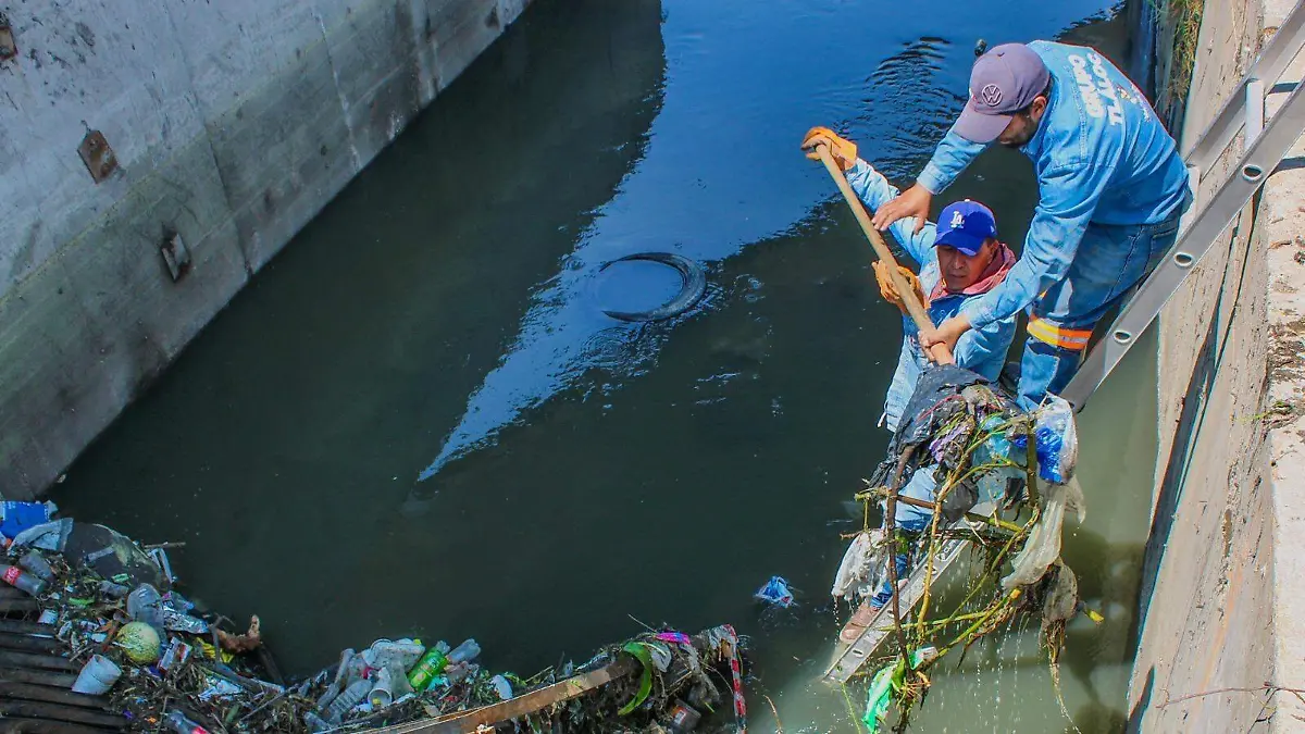 basura drenaje edomex  CAEM