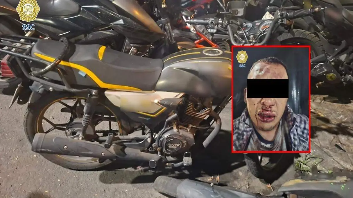 detenido alvaro obregon moto