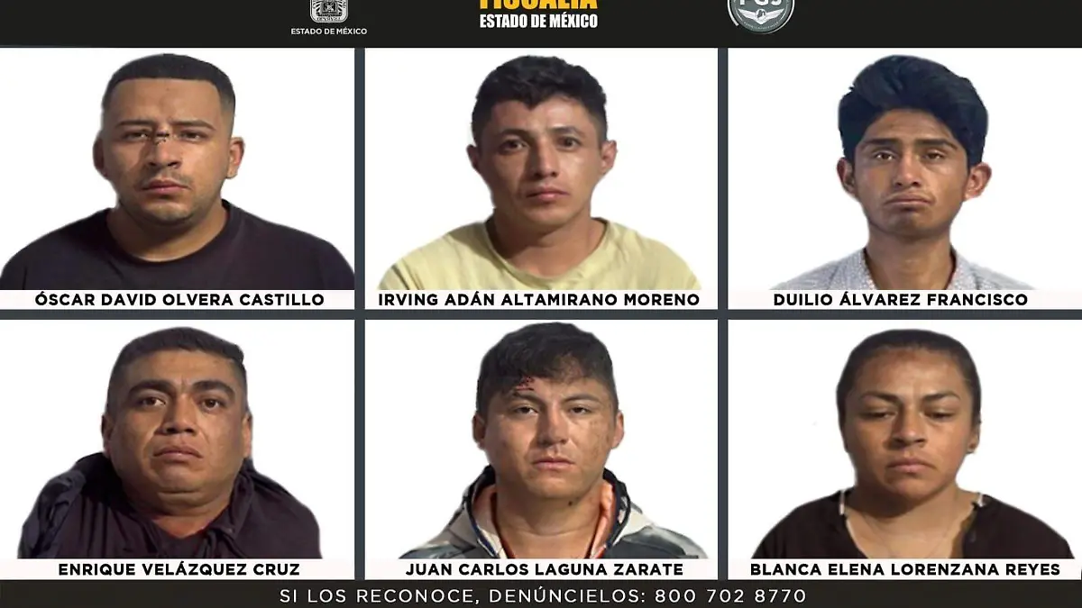 integrantes CJNG FISCALIA EDOMEX