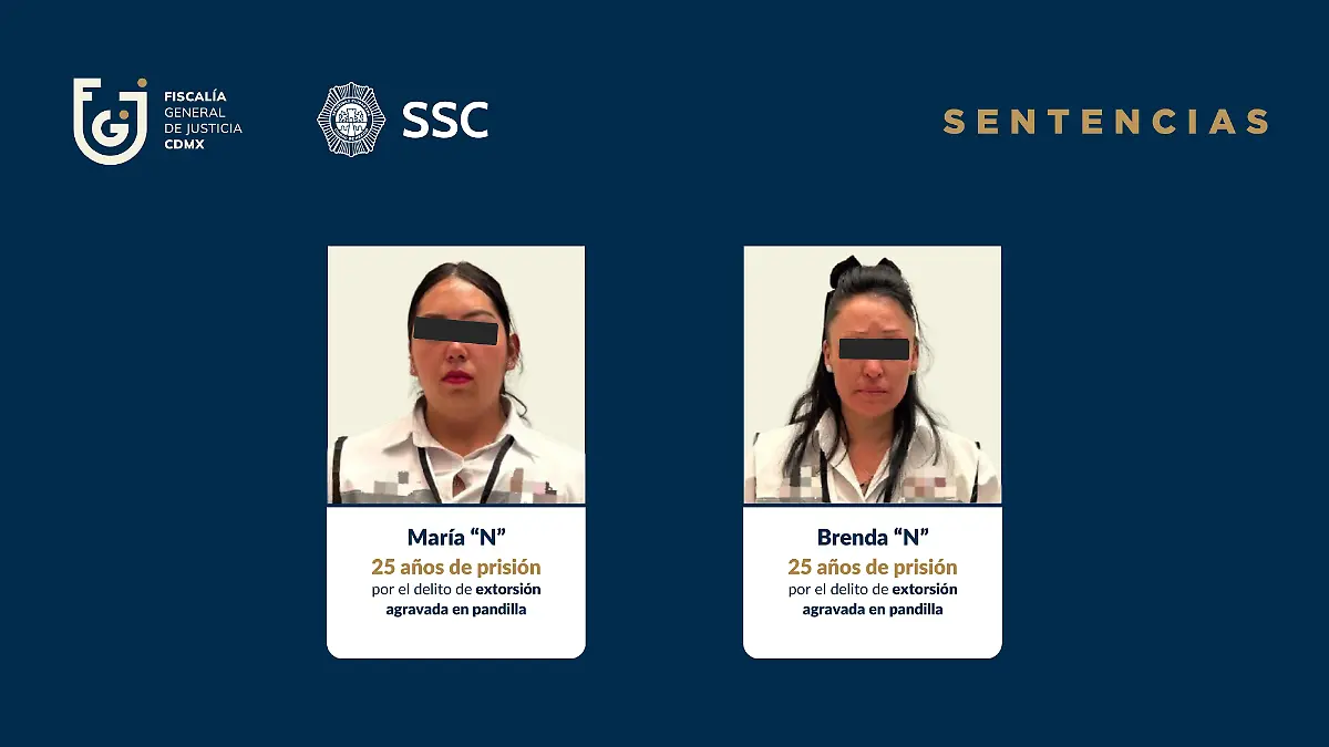 Grupo sentencia extorsion CDMX