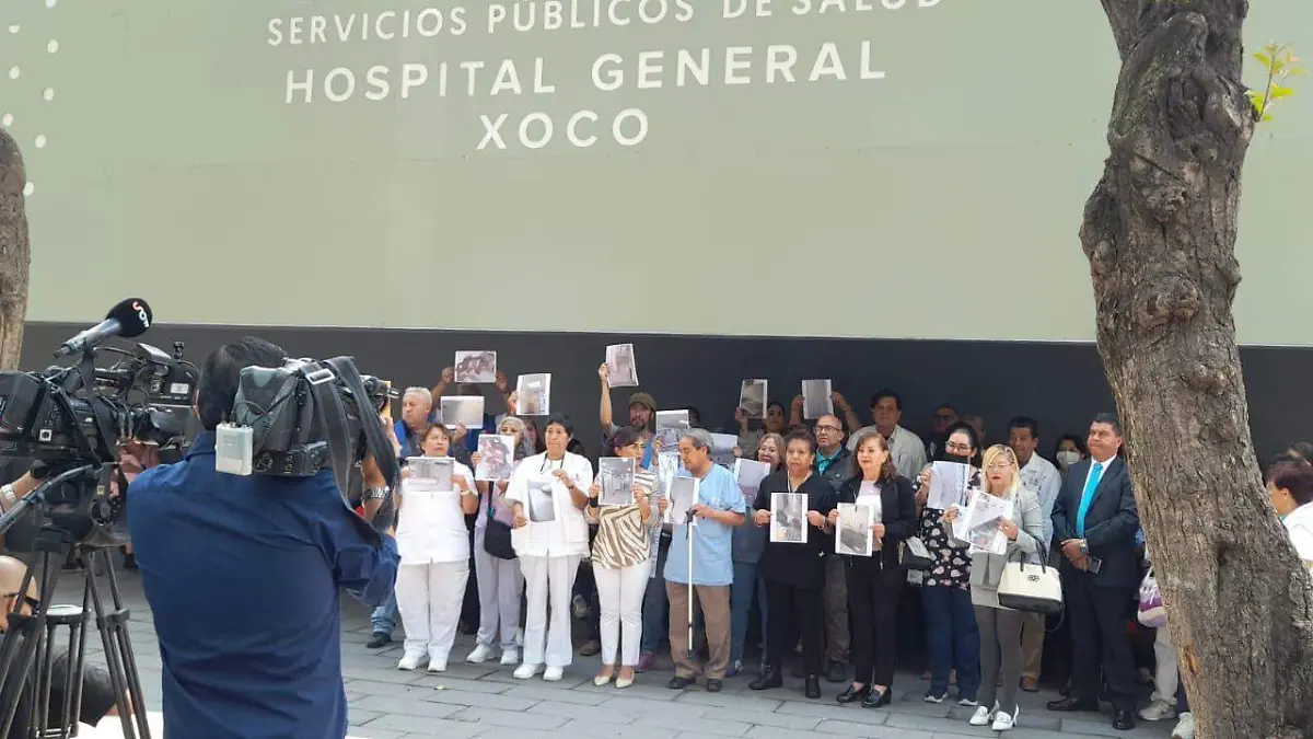 trabajadores hospital xoco GENOVEVA ORTIZ