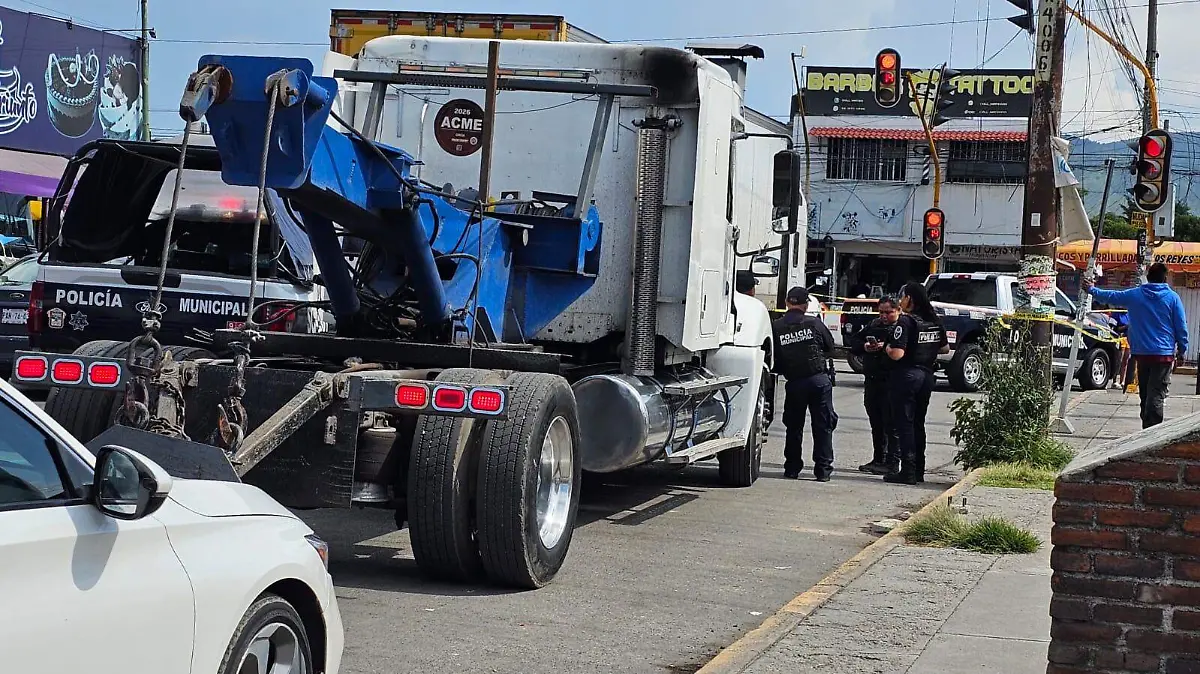 accidente mujer COACALCO
