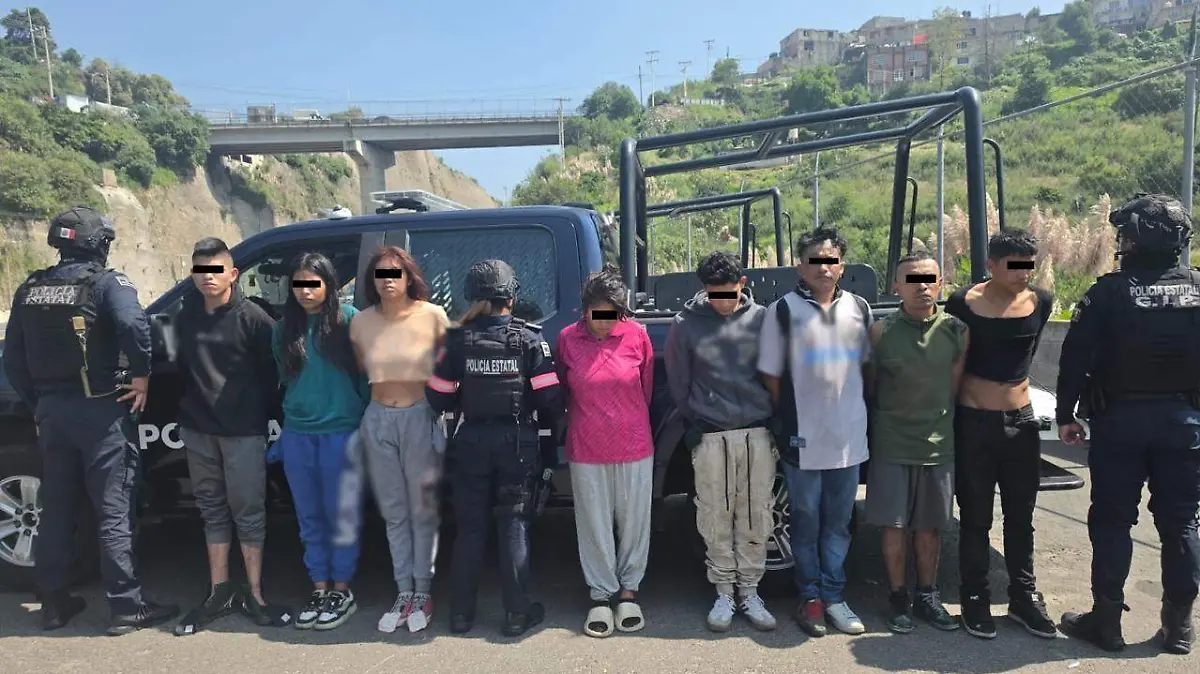 detenidos naucalpan FISCALIA EDOMEX