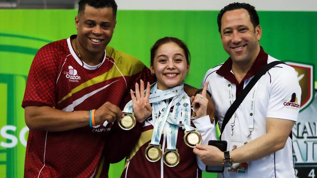 Jimena Torres termina un ciclo con 4 de oro