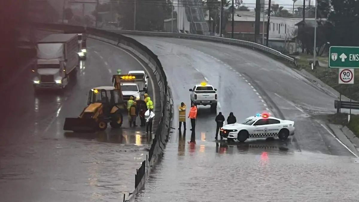 Implementan plan GN-A para auxiliar a la población afectada por las lluvias en BC