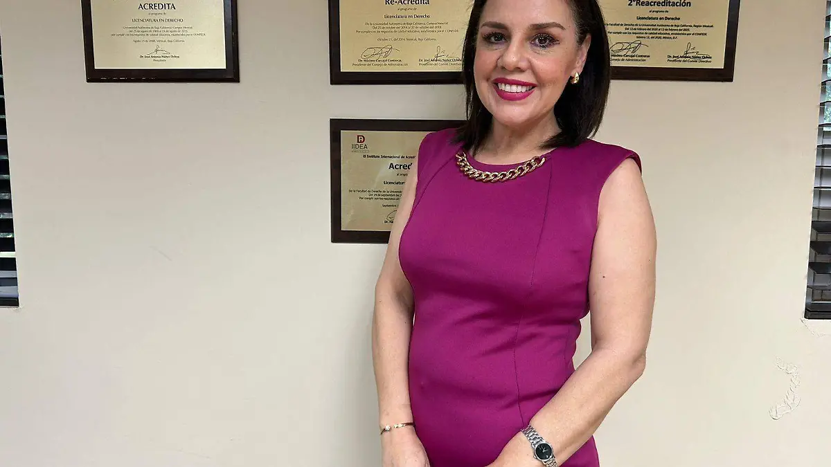 Ana Edith Canales Murillo, directora de la Facultad de Derecho de la Universidad Autónoma de Baja California (UABC)