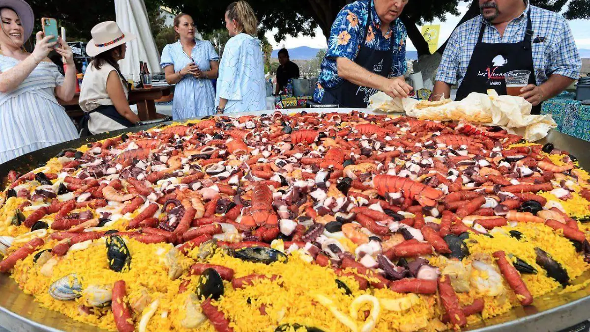 Paella tradicional de el Puerto de Ensenada