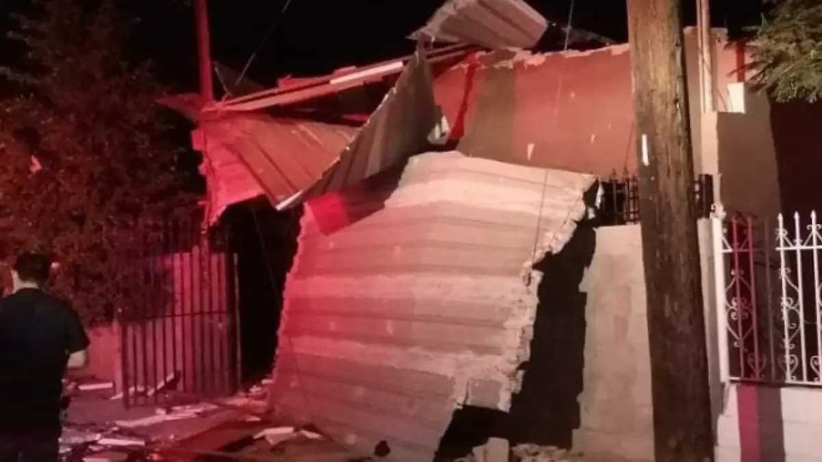 Sufre quemaduras en explosión de tanque de gas