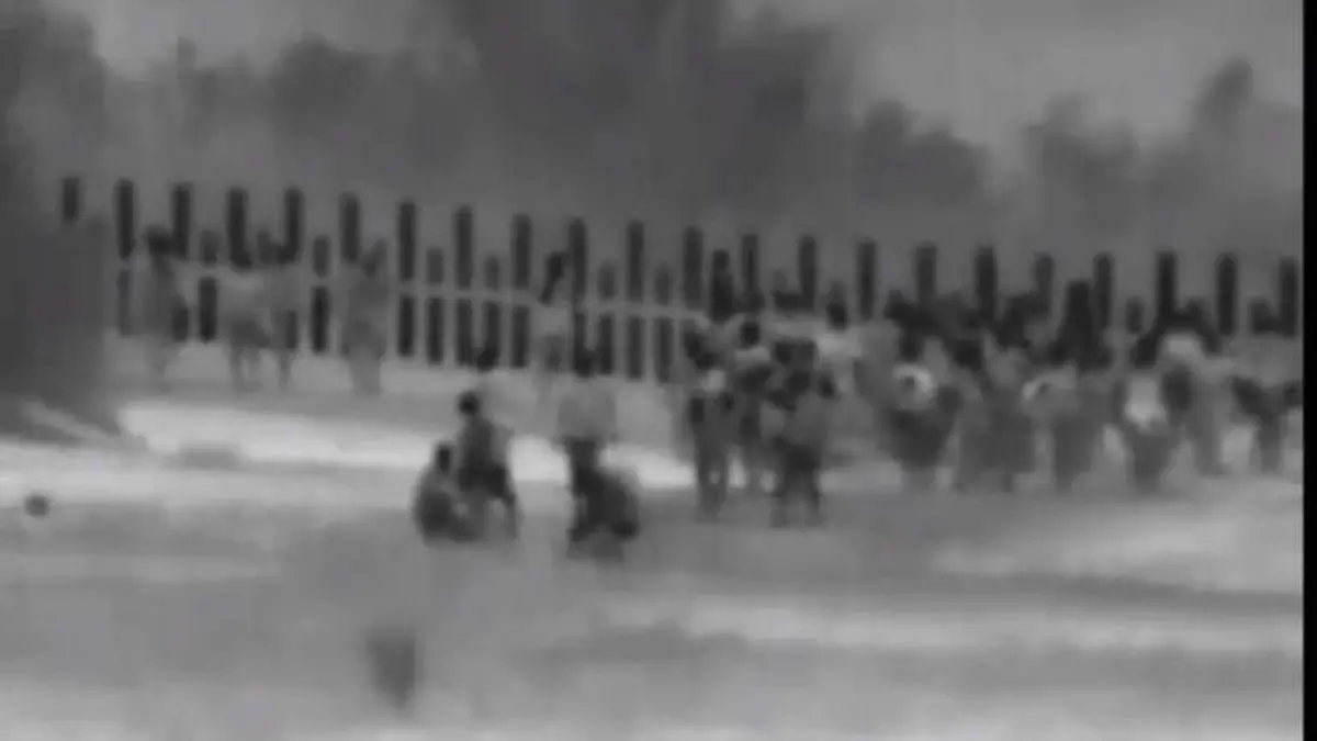 Los migrantes brasileños fueron captados por las cámaras de vigilancia instaladas en la frontera del condado de Yuma, Arizona