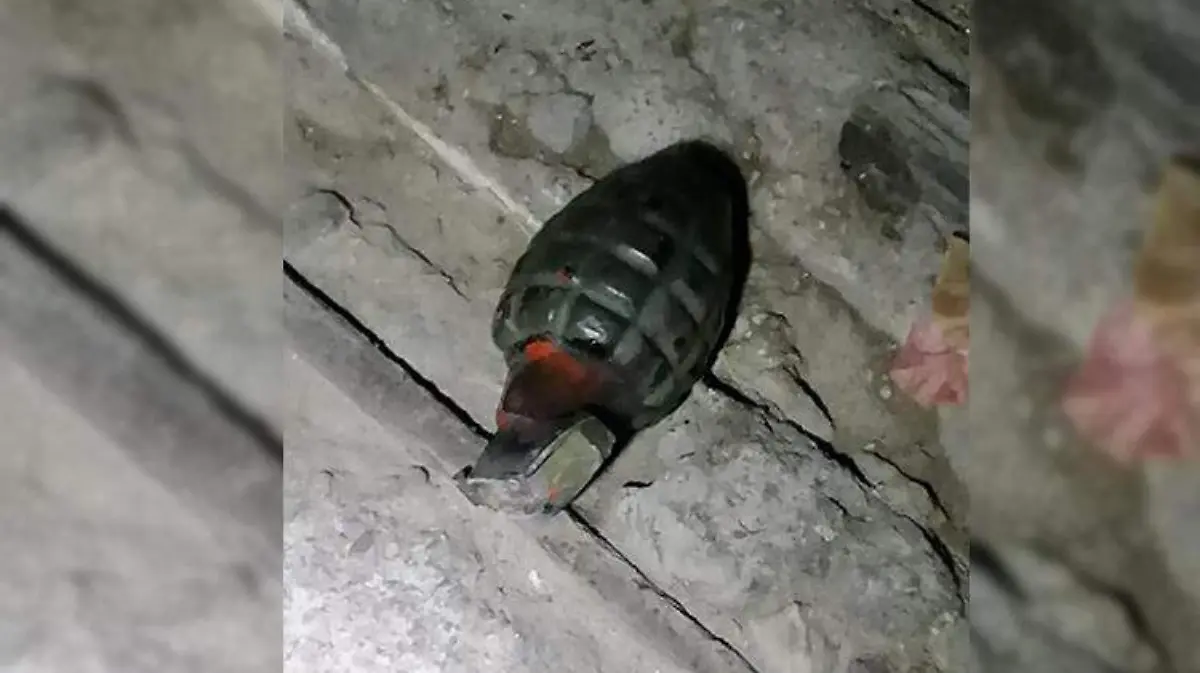 Avientan granada en un domicilio de Los Pinos