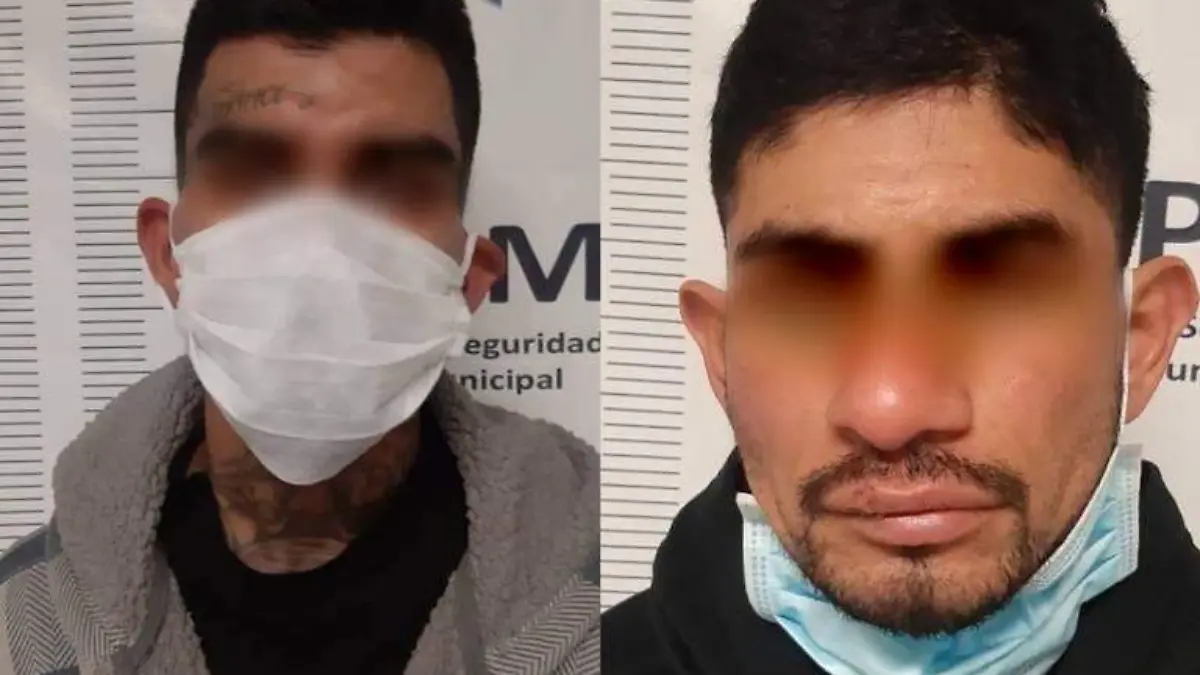 Detienen municipales a 2 tras asalto en Farmacia